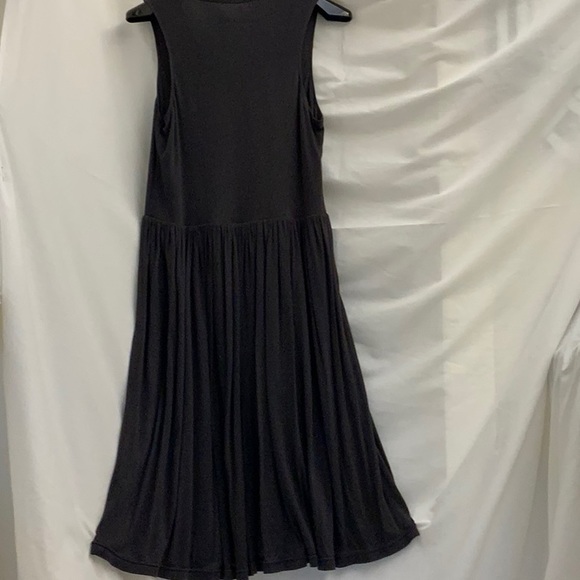 Gray 100% Silk Dress with Optional Silk Belted Overlay by Twenty8Twelve - Size 8 - Picture 10 of 15